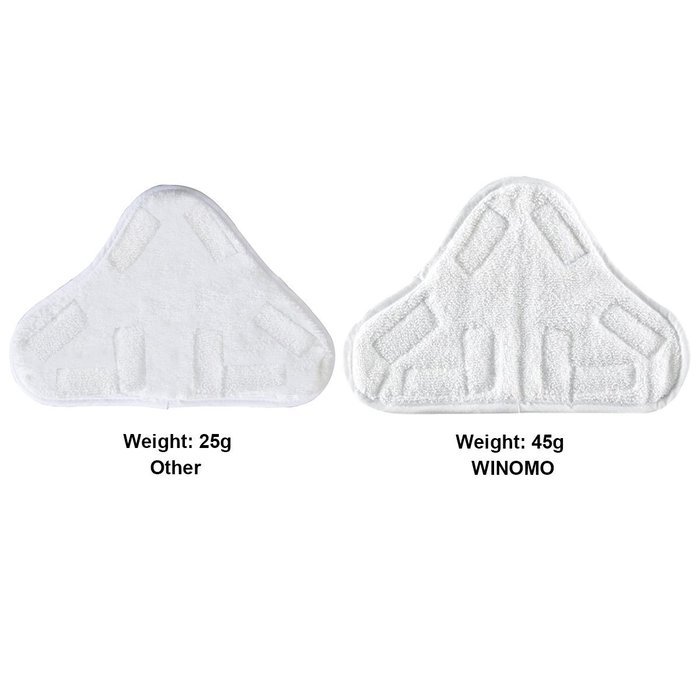 Winomo Replacement Microfiber Pads for H2O X5 Vax S2 Steam Mop 9-pack White N6