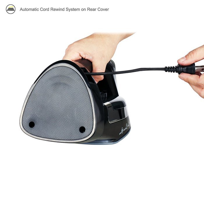 ZZ ES2346RBG Advantage 1400 Watt Steam Iron with Non-Stick Ceramic Soleplate, Black N3