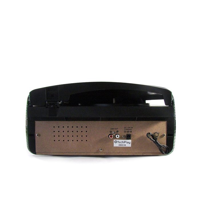 TechPlay ODC35 TR, 3 Spead turntable, programmable MP3 CD player, USB/SD, radio & remote control N4