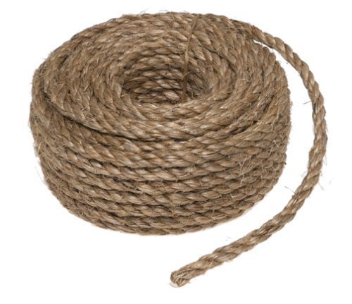 Wellington Cordage #28768 3/8x50' Manila Rope by Wellington