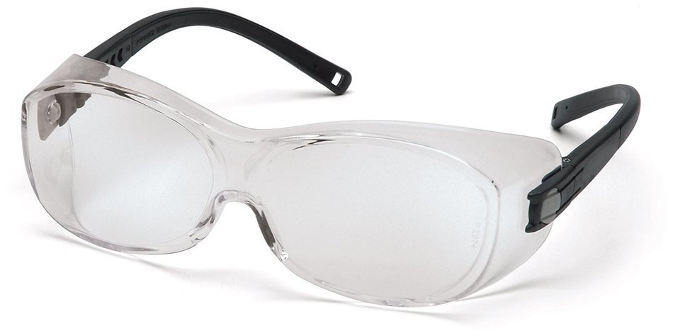 Pyramex Safety OTS S3510STJ Lightweight and Comfortable Safety Glasses - Transparent Anti-Fog Lenses - Can Be...