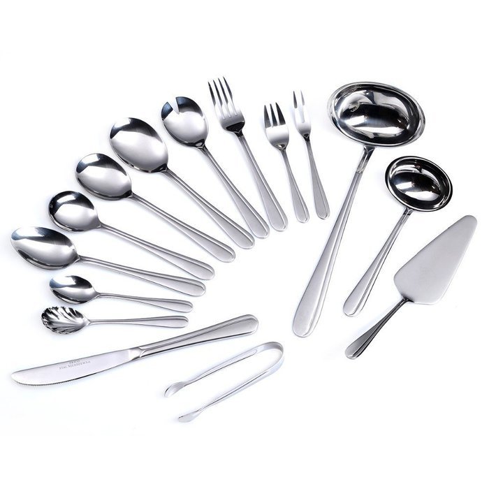 72pc Heavy Gauge Stainless Steel Flatware Set and Hostess Cutlery Set W/Box N2