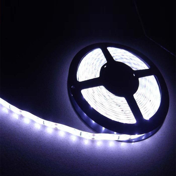 TOP YAO 16.4ft 3528 120led/m SMD Flexible Ribbon 600 LED 9.6w/m Waterproof Cuttable Strip Light for Home Party... N6