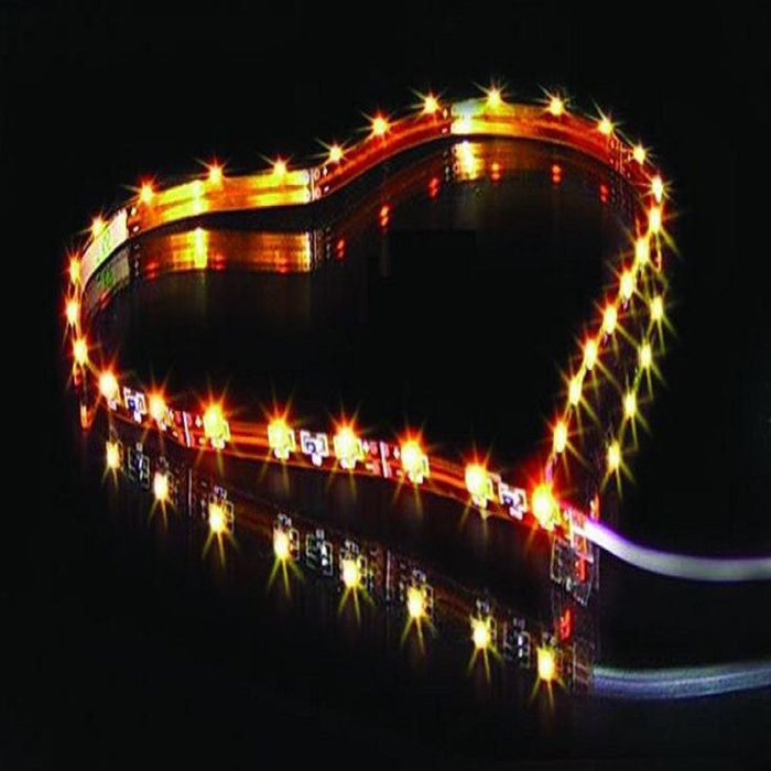 TOP YAO 16.4ft 3528 120led/m SMD Flexible Ribbon 600 LED 9.6w/m Waterproof Cuttable Strip Light for Home Party... N12