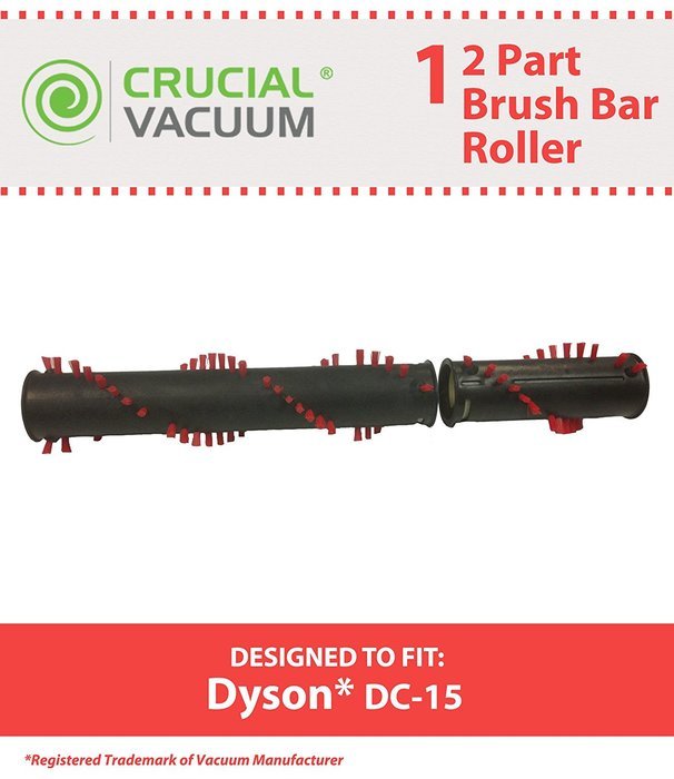 1 Dyson DC-15 BrushBar Roller Assembly; Fits Dyson DC-15 Vacuums; Compare to Part # 909592-05, 909549-01, or 909548...