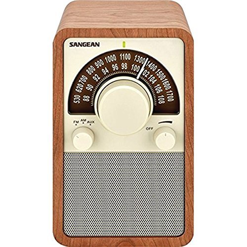 New SANGEAN WR-15WL AM/FM Tabletop Radio (Walnut)