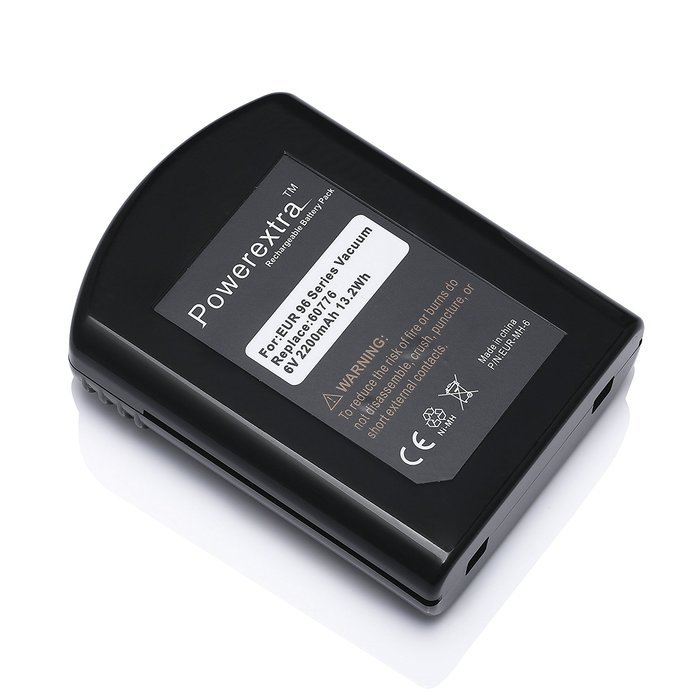 Powerextra Eureka 96 Series Replacement Battery 6V 2200mAh for Eureka 60776/68112/39150 Eureka 96 Series Vacuum N3