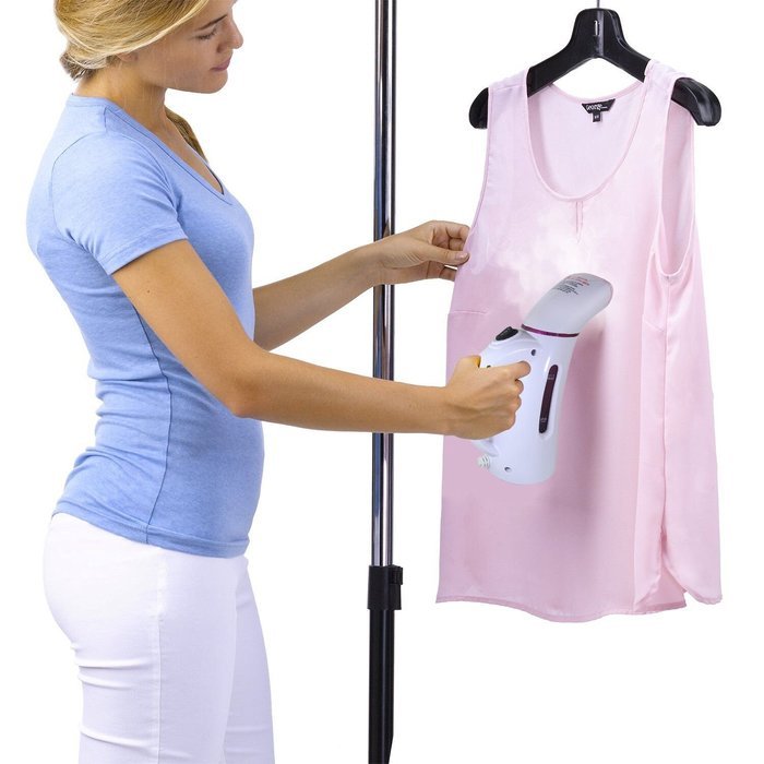 Portable Fabric Steam Cleaner Mini Travel Garment Steamer with Zipper Waterproof Travel Pouch N16