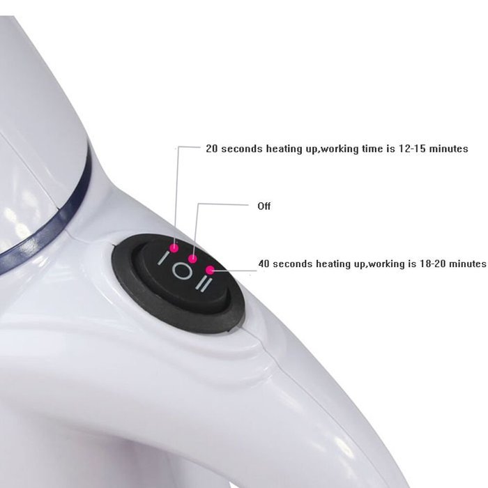 Portable Fabric Steam Cleaner Mini Travel Garment Steamer with Zipper Waterproof Travel Pouch N20