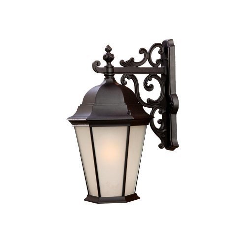 Acclaim 5222BK/FR Richmond Collection 1-Light Wall Mount Outdoor Light Fixture, Matte Black by Acclaim