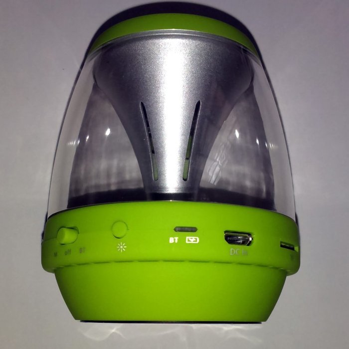 Ultra-Portable Wireless Bluetooth Speaker with Multi-Color LED Light Show，Build-in FM Radio,AUX,MIC,TF Card Slot... N10