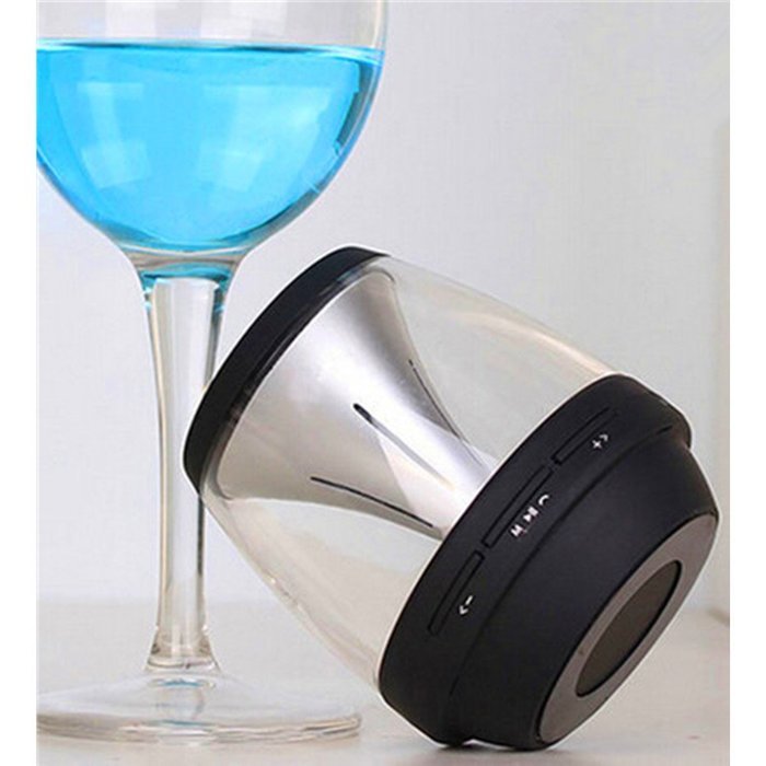 Ultra-Portable Wireless Bluetooth Speaker with Multi-Color LED Light Show，Build-in FM Radio,AUX,MIC,TF Card Slot... N11