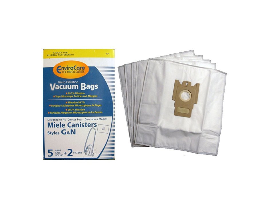 25 Miele G N Allergy Bags + 10 Filters, Canister, Life Style, United Kingdom, Deluxe Midsize Vacuum Cleaners,...