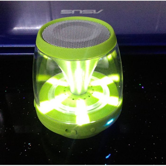 Ultra-Portable Wireless Bluetooth Speaker with Multi-Color LED Light Show，Build-in FM Radio,AUX,MIC,TF Card Slot... N13