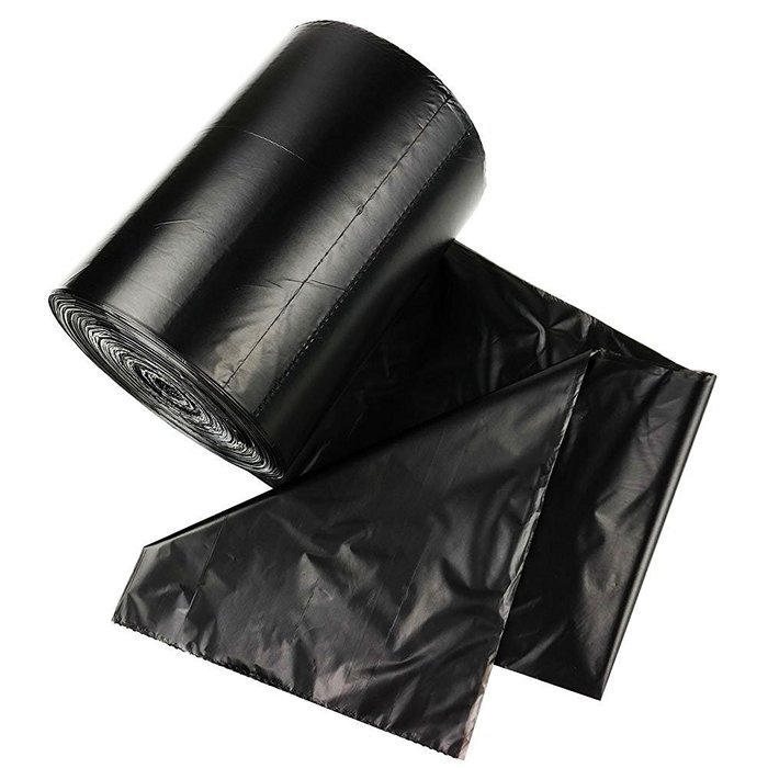 Nicesh 8 Gallon Kitchen Trash Can Liners,130 Counts, Black N6