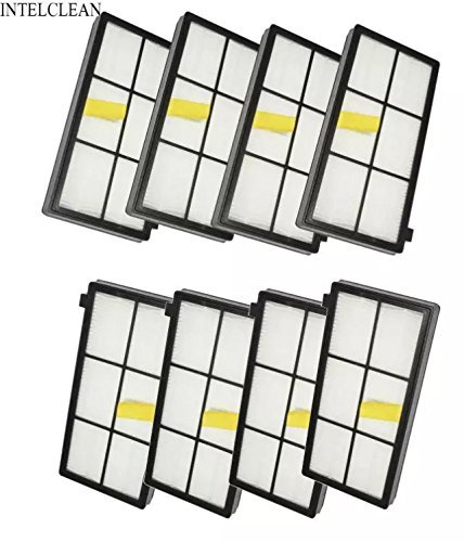 INTELCLEAN Accessories For HEPA High-Performance Filter for iRobot Roomba 800 / 900 series 870 880 980 Vacuum...
