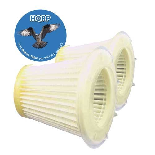 HQRP 2Pack Washable & Reusable filters for Cyclonic Action DustBuster