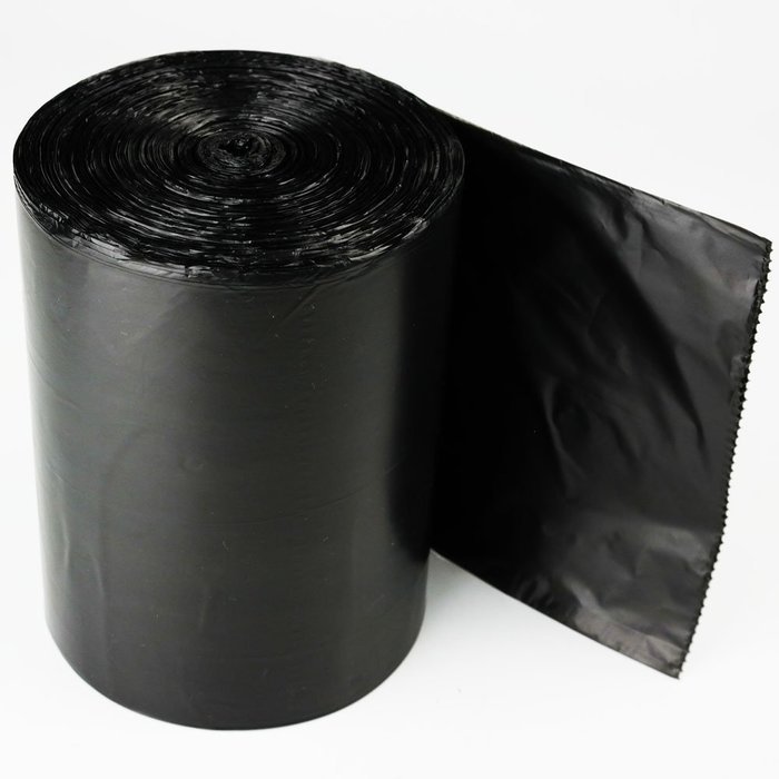 Nicesh 8 Gallon Kitchen Trash Can Liners,130 Counts, Black N8
