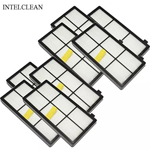 INTELCLEAN Accessories For HEPA High-Performance Filter for iRobot Roomba 800 / 900 series 870 880 980 Vacuum... N4