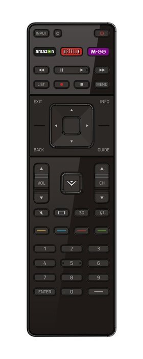 Brand New Genuine VIZIO smart TV remote XRT510 for all VIZIO M-series Smart internet App TV such as: M701D-A3R...