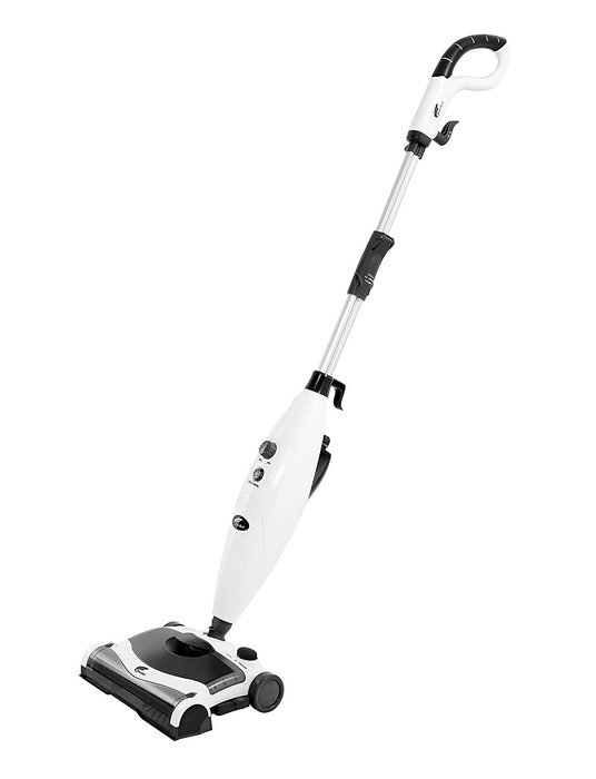 Hausbell MW8100 All-in-One Sweeper and Steam Mop for Floor and Carpet Pet Hair Eraser with 2 Mop Pads N6