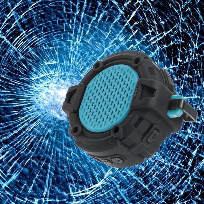 BlueFire Bluetooth 4.0 Outdoor Speaker w/ Mic, Hook & Flashlight - Waterproof Wireless Speakers for Bathroom,... N7