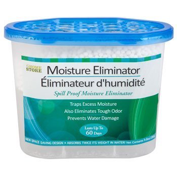 3-pack MOISTURE ELIMINATOR with CHARCOAL, absorbs twice its weight in water, 9.8 oz tubs by The Home Store