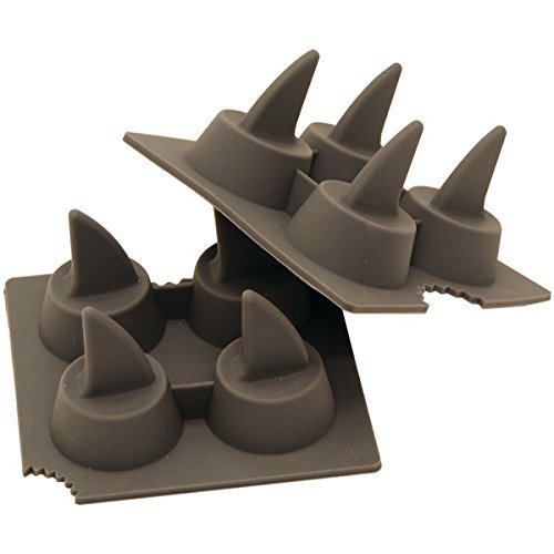 New STARFRIT 80604-006-0000 Shark-Fin Silicone Ice Cube Trays