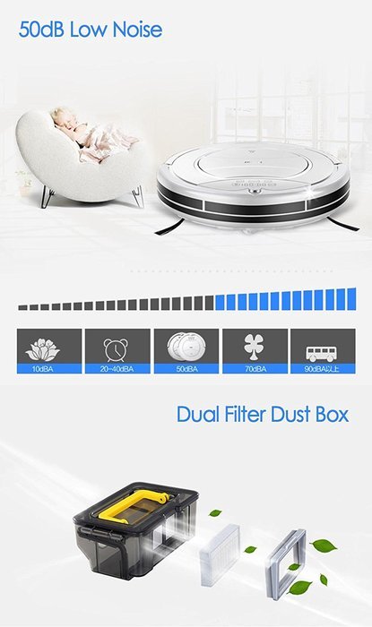 Haier SWR-T321 Pathfinder Vacuum Cleaner Robot Remote Control Self Charging Cleaning Devices (US PLUG, Gold) N8