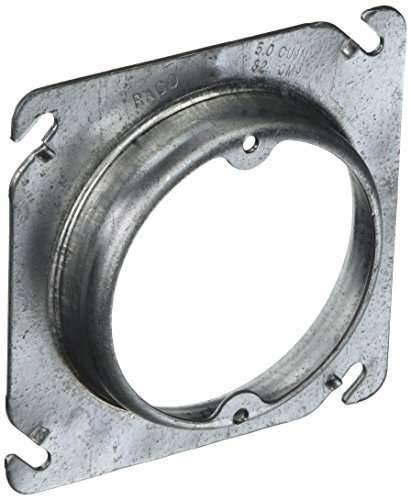 Hubbell-Raco 759 Drawn Square Mud Ring for Fixtures with Raised 3/4 ...