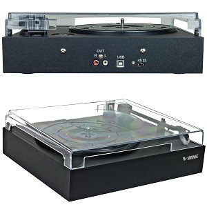 Vibe Sound VS2001USBT 2 Speed Turntable