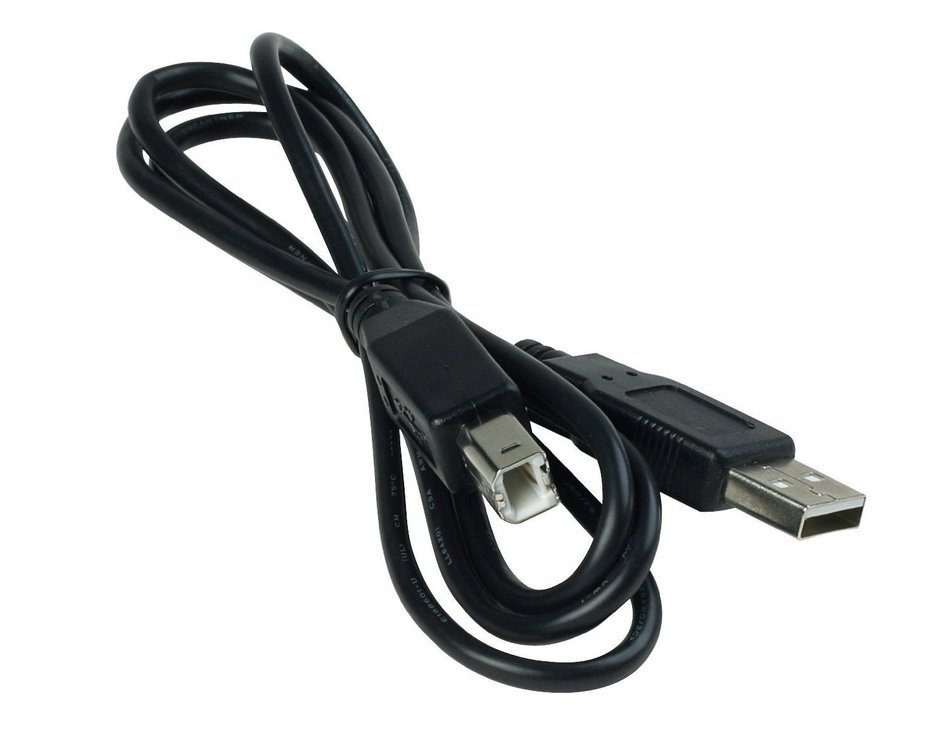 NiceTQ USB2.0 A Male to B Male Cable Cord for Audio Technica AT-LP60USB Fully Automatic Belt Driven Turntable