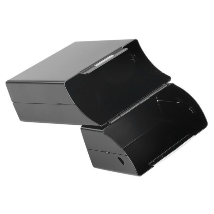 Bleiou 2pcs/lot Cigarette Case Aluminum Metal Cigar Cigarette Box Holder Tobacco Storage Case Pouch 20pcs Cigarettes... N12