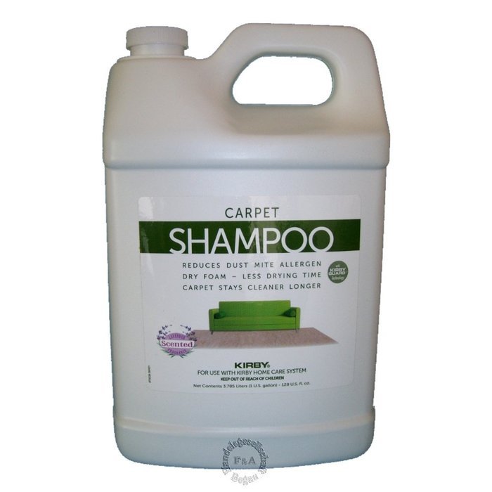 1 Gallon Genuine Kirby Allergen Shampoo (Lavender Scent). Use with all model Kirby Vacuum Cleaner Shampooer Systems.