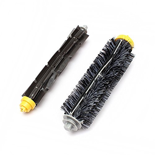 SHP-ZONE Brush Kit for iRobot Roomba 600 and 700 Series 760 770 780 790 6-Armed Side Brushes, Flexible Beater... N2