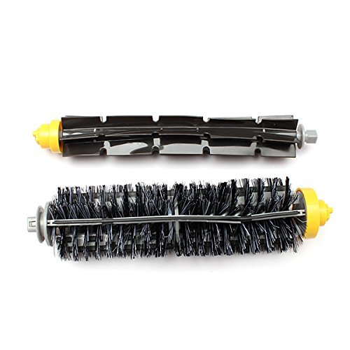 SHP-ZONE Brush Kit for iRobot Roomba 600 and 700 Series 760 770 780 790 6-Armed Side Brushes, Flexible Beater... N3