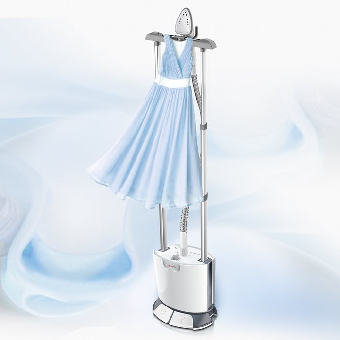 Summer Promotion Kazoo 1600 ml Professional Garment Clothes Fabric Dual Bar Steamer Portable Wrinkle Remover Iron... N5
