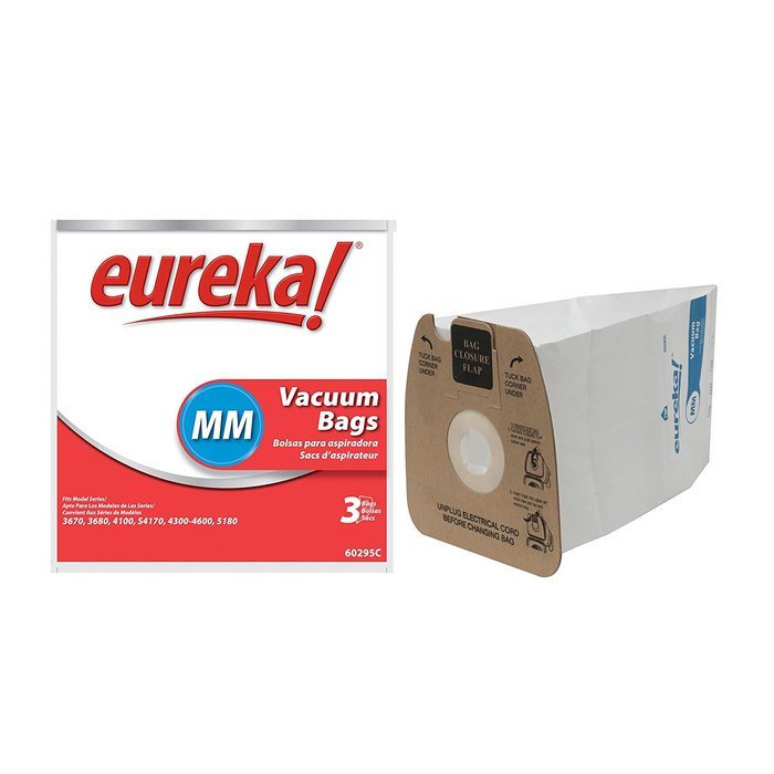 Genuine Eureka MM Vacuum Bag, Case Pack of 18 Bags