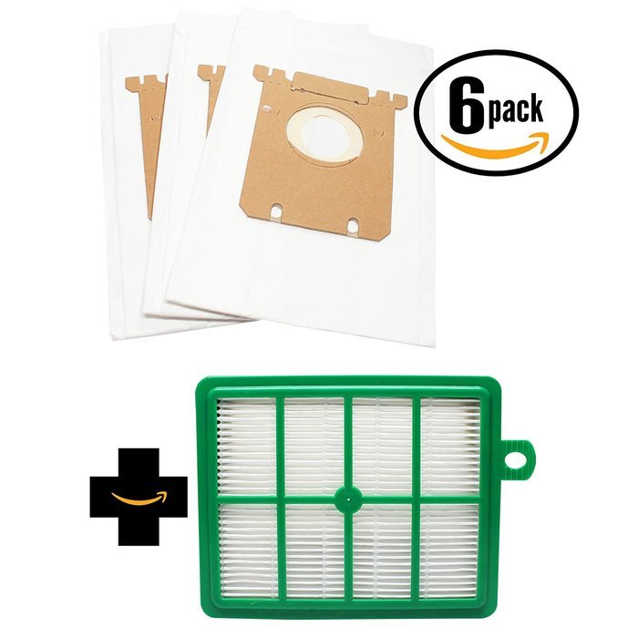 18 Replacement Electrolux EL7070A Vacuum Bags & 1 Filter - Compatible Electrolux S-Bag Vacuum Bag & EL012B Filter