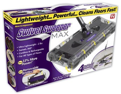 OnTel Products SWSMAX Max Cordless Swivel Sweeper