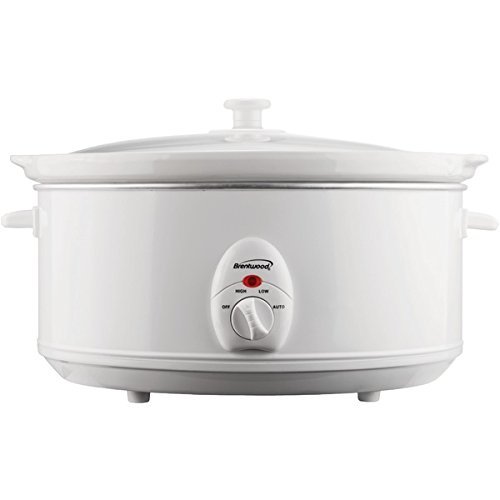 New BRENTWOOD SC-145W 6.5 Quart Slow Cooker