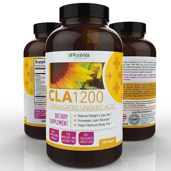 PuraVida Organique CLA 1200, 180 Count N3