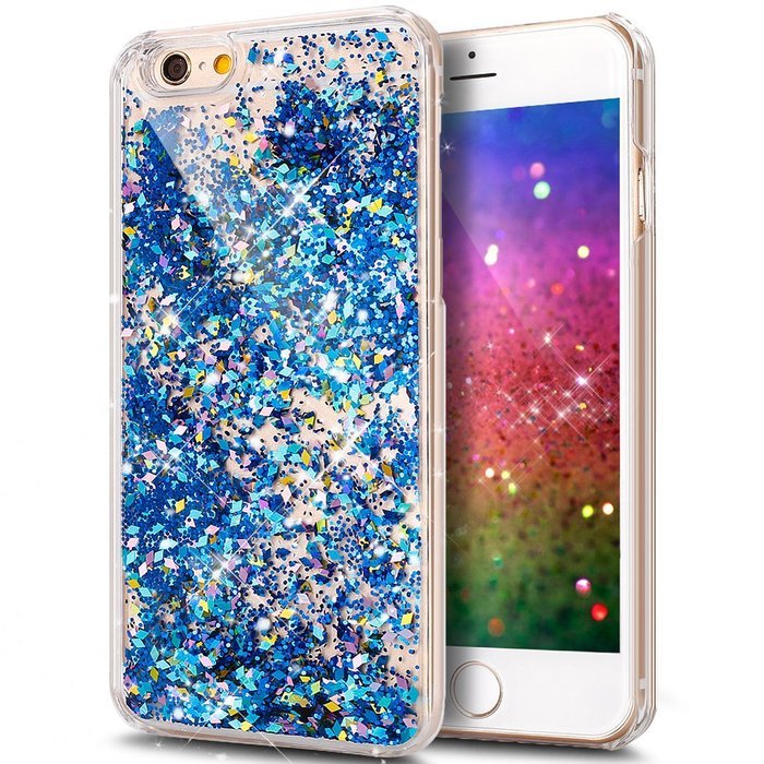 iPhone 6S Plus Case,iPhone 6 Plus Case,ikasus iPhone 6S/6 Plus [Liquid Glitter] Case,Flowing Liquid Quicksand... N46