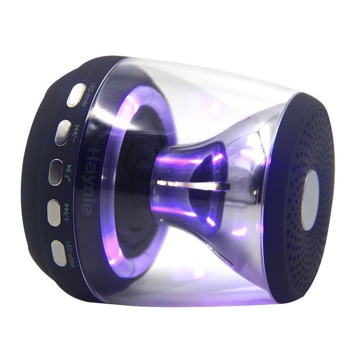 Bluetooth Speaker Haynie PN-15 Mini Portable Wireless Bluetooth Speaker with LED lights, DC 5V Input Power, Ultra-low... N5