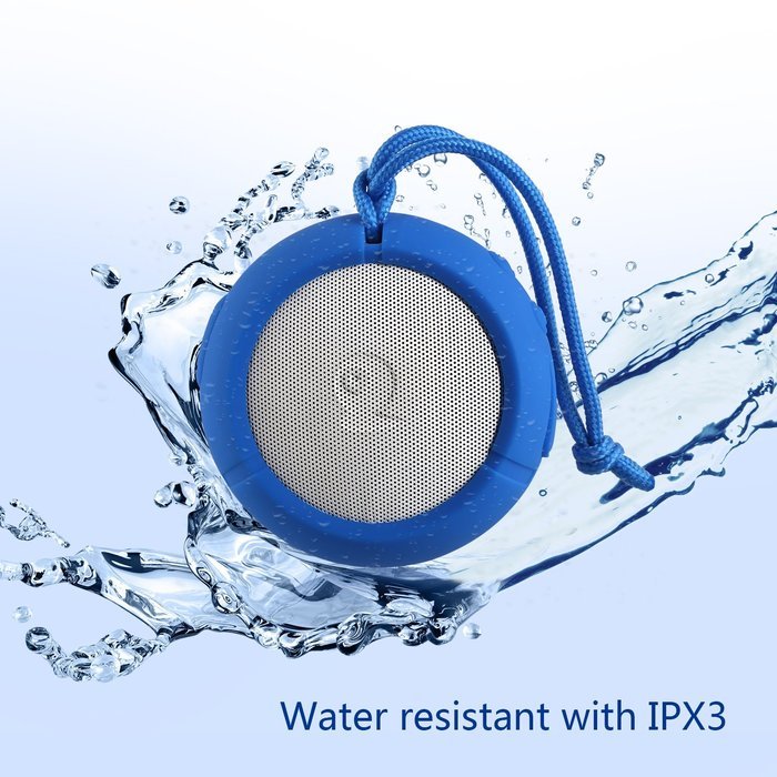 Ausdom AS2 Outdoor Portable and Shower Bluetooth Speaker Water Resistant Shockproof Dustproof, Strong 3w Driver... N4