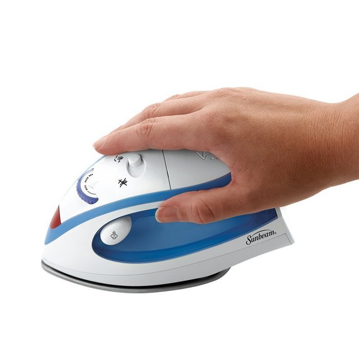 Sunbeam Hot-2-Trot 800 Watt Compact Non-Stick Soleplate Travel Iron, GCSBTR-100-000 N6