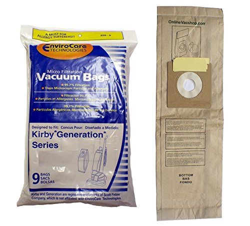 18 KIRBY MICROFILTRATION VACUUM CLEANER BAGS N2