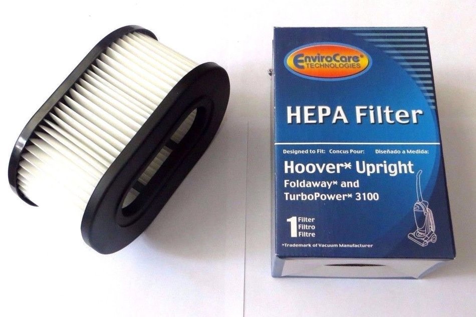 Hoover Foldaway and TurboPower HEPA Filter 3100 By Envirocare