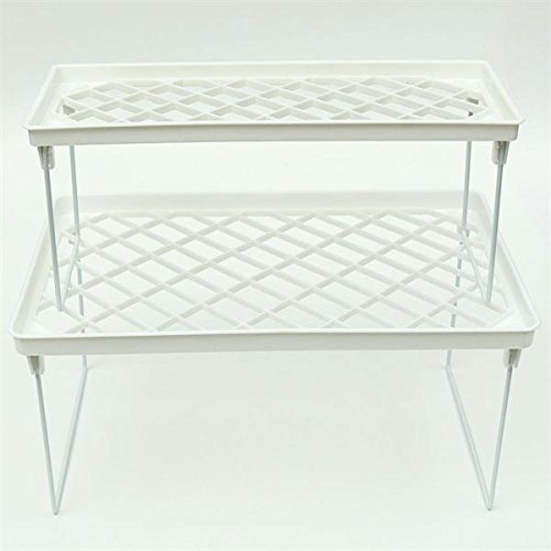 Plastic Foldable Storage Racks Home Bathroom Closet Kitchen Shelving Shelf Holders Organizer N8