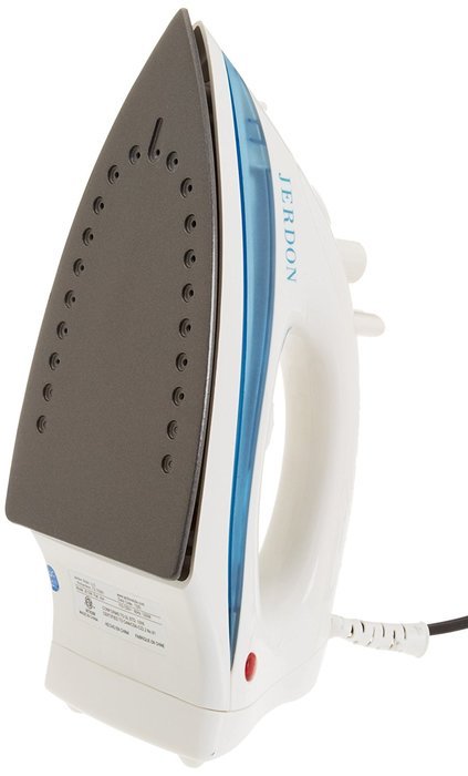 Jerdon J513W Dual Automatic Shut-Off Midsize Iron with 9-Foot Cord, 1200-Watts, White Finish N2